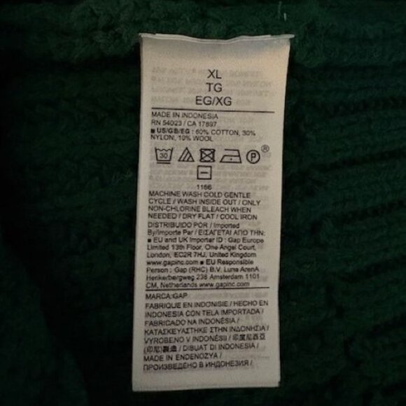 Gap Evergreen Oversized Turtleneck Mini Sweater Dress - Picture 6 of 6